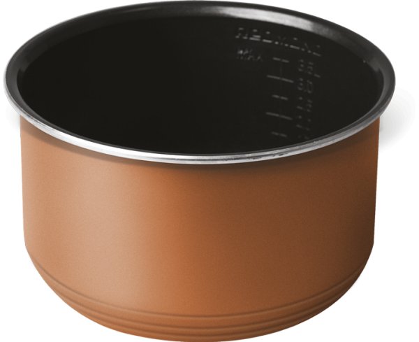 Innenbeh?lter REDMOND RB-C530-E Innenbeh?lter REDMOND RB-C530-EZubeh?r<br><p>Der Innenbehälter mit der Keramikbeschichtung wurde ausgiebig getestet, um maximale Strapazierf?higkeit und höchste Qualit?t zu versichern. Die umweltfreundliche Beschichtung wird mithilfe h?chst-fortgeschrittener Technologien hergestellt und ist resistenter gegenüber Kratzspuren als Teflon oder vergleichbare Beschichtungen. Lebensmittel werden gleichm?ßig ged?nstet und gebraten ohne anzuhaften, anzubrennen oder ihren Geschmack und ihre N?hrstoffe zu verlieren. Der Beh?lter ist im Ofen einsetzbar sowie f?r die Reinigung per Hand oder in der Sp?lmaschine geeignet.</p><br><br>type: Zubeh?r