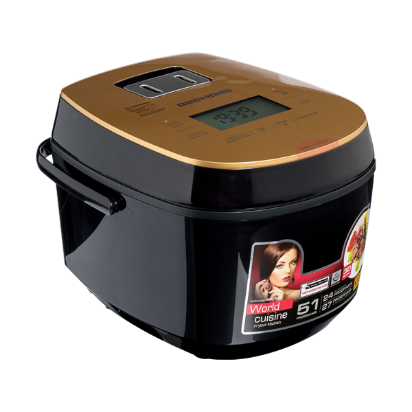 Multikocher REDMOND RMC-280E (Gold) Multikocher REDMOND RMC-280E (Gold)<p>Der Multikocher <b>REDMOND RMC-280E</b> ist eine Neuentwicklung ausgestattet mit einer gro?en Auswahl an Programmen und verschiedener Funktionen, die Ihnen das Kochen erleichtern werden.</p><br><br><p>Einen Vorteil des <b>RMC-280E</b> bietet das Programm <b>MULTIKOCH</b>, welches f?r das Kochen Ihrer eigenen Rezepte bestimmt ist. Die Temperatur kann individuell zwischen 35°C und 170°C eingestellt werden.</p> <br><br><p>Dieses Modell ist in einem zur?ckhaltenden und minimalistischen Design kreiert worden.</p><br><br>type: Multikocher