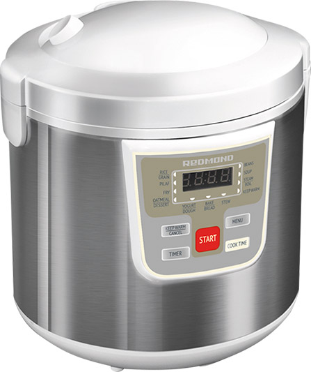 Multikocher REDMOND RMC-M30E Multikocher REDMOND RMC-M30E<h2>Gro?e Hilfe in Ihrer K?che</h2><br><p><b>REDMOND M30</b> ist ein universelles Ger?t, das viele Aufgaben in der K?che ?bernehmen kann. Schnell und m?helos kochen, d?mpfen, backen, braten, kneten, p?rieren, zerkleinern und frittieren ist kein Thema mehr. Viele andere K?chenger?te werden nicht mehr gebraucht. Der <b>RMC-M30E</b> ersetzt sie ohne Probleme. In diesem Multifunktionskocher kann man auch Joghurt zubereiten oder Hefeteig g?ren lassen. Universelle Funktionen und Eigenschaften, wie Startzeit-Vorwahl und Aufw?rmung erleichtern Ihnen die Arbeit. Nun m?ssen Sie nicht mehr viel Zeit in der K?che verbringen. Das Essen wird immer dann fertig sein, wenn Sie nach einem langen Tag Hause kommen. Einfach die richtige Funktion einstellen, paar Kn?pfe dr?cken und die leckeren Gerichte genie?en. </p><br><h2>Unbegrenzte M?glichkeiten</h2><br><p>Zusammen mit dem Multikocher <b>REDMOND RMC-M30E </b>wird das ben?tigte Zubeh?r und das Rezeptbuch mitgeliefert. Hier finden Sie zahlreiche Rezepte zum Nachkochen. Der Innenbeh?lter umfasst 6L und ist mit einer Antihaftbeschichtung versehen. Mit dem <b>RMC-M30E</b> kann man m?helos Fleisch, Gefl?gel, Fisch, Meeresfr?chten, Brei, Suppen, Beilagen, Geb?ck, Desserts und Getr?nke zubereiten. Zu den Vorteilen dieses Wunder-Multikochers geh?ren</p><br><ul><br><li>verz?gerter Start-Modus</li><br><li> Aufw?rmfunktion von Gerichten</li><br><li>Warmhaltefunktion</li><br><li>10 Kochprogramme</li><br><li>6L Innenbeh?lter mit Antihaftbeschichtung</li><br></ul><br><p>Ebenfalls sind weitere M?glichkeiten wie Brot backen, Fondue zubereiten, fl?ssige Produkte pasteurisieren, Geschirr sterilisieren und die Vorbereitung zum Konservieren gegeben.</p><br><p>So k?nnen Sie jeden Tag Ihre Familie und Freunde mit Ihren Spezialit?ten ?berraschen.</p><br><br>type: Multikocher