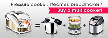 Pressure cooker, steamer, breadmaker? Choose a multicooker!