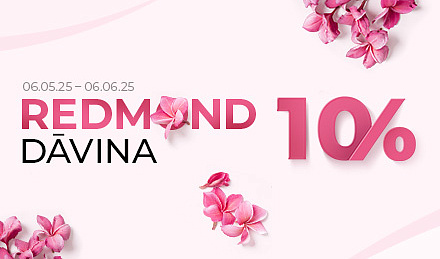 REDMOND dāvina 10%